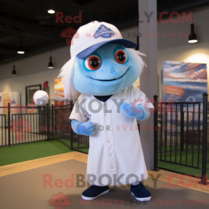 Mascot character of a White...