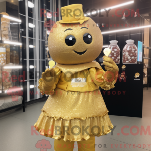 Personaje mascota de Gold...