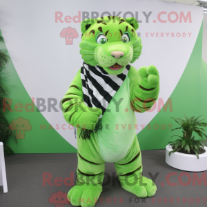 Mascottefiguur van een...