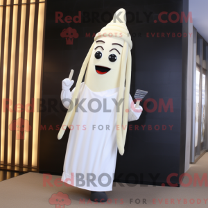Mascot character of a White...