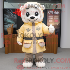 Mascottekarakter van een...