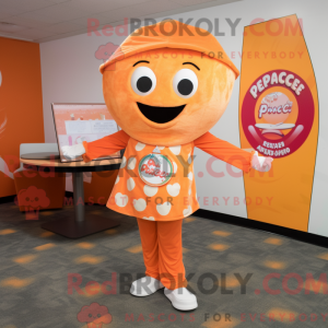 Mascot character of a Peach...
