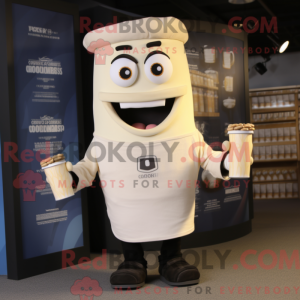 Mascot character of a Cream...