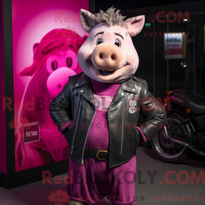 Mascottefiguur van een...