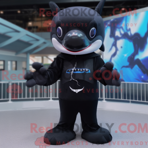 Mascot character of a Black...