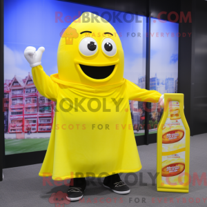Mascottekarakter van een...