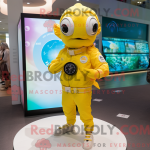 Mascot character of a Lemon...