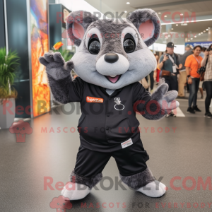 Mascot character of a Black...