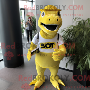 Personnage mascotte d un...