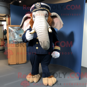 Mascot character of a Navy...