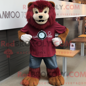 Mascot karakter van een...