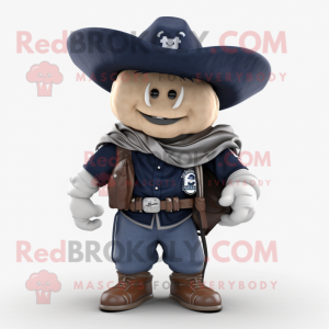 Navy Cowboy maskot drakt...