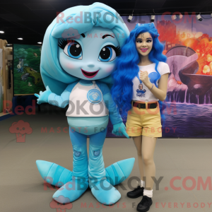 Mascot character of a Sky...
