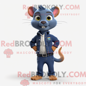 Maskot karakter af en Navy...