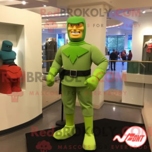 Mascot character of a Lime...