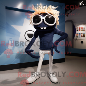 Mascot character of a Navy...