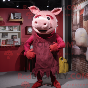 Mascot character of a...