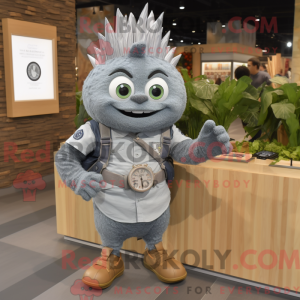 Mascottefiguur van een...