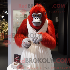 Mascot character of a Red...