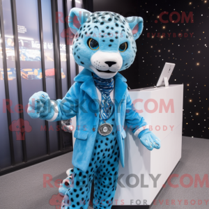 Máscara de leopardo com...