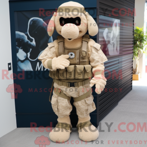 Mascottekarakter van een...