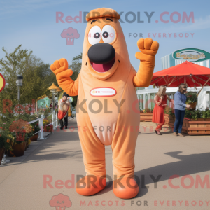 Mascottekarakter van een...