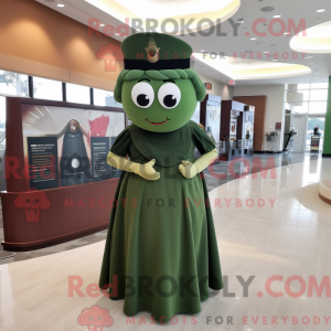 Mascot character of a Olive...