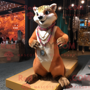 Mascot karakter van een...