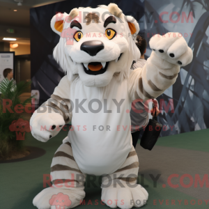 Mascot character of a White...