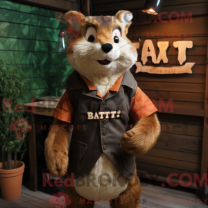 Mascot character of a Rust...