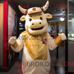 Mascot character of a Cream...