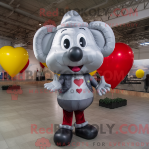 Personaje mascota de globos...