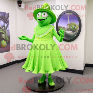 Mascot character of a Lime...