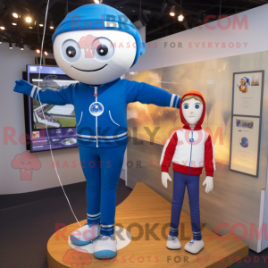 Mascot character of a Blue...