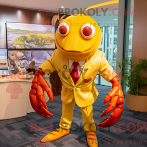 Mascot karakter van een...