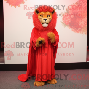 Mascot character of a Red...