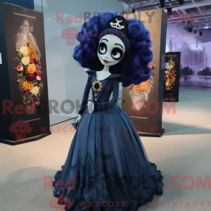 Maskotfigur av en Navy...