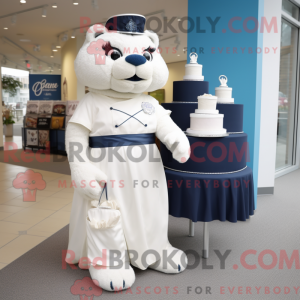 Mascot character of a Navy...