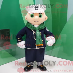 Maskotkarakter af et Navy...