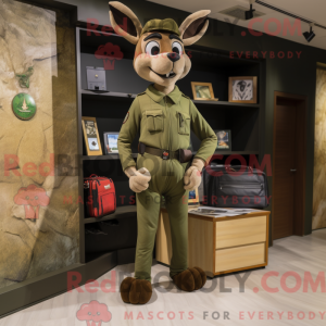 Mascot character of a Olive...
