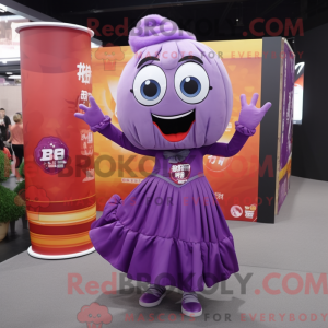 Postava maskota Purple...