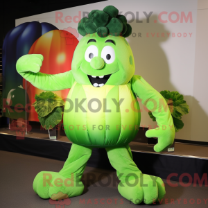 Mascot character of a Lime...