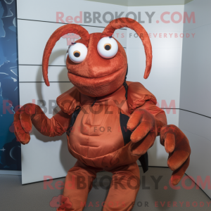 Mascot character of a Rust...