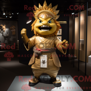Personagem de máscara de um...
