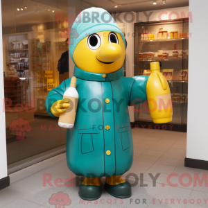 Mascot karakter van een...