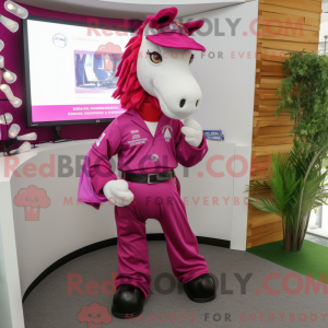 Mascottefiguur van een...