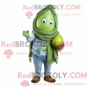 Mascot character of a Green...