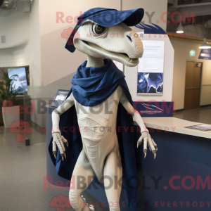 Mascot character of a Navy...