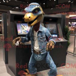 Maskot karaktär av en...