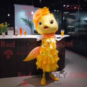 Mascottekarakter van een...
